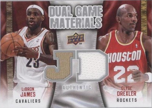 2009-10 Upper Deck - LeBron James/Clyde Drexler #DG-JD