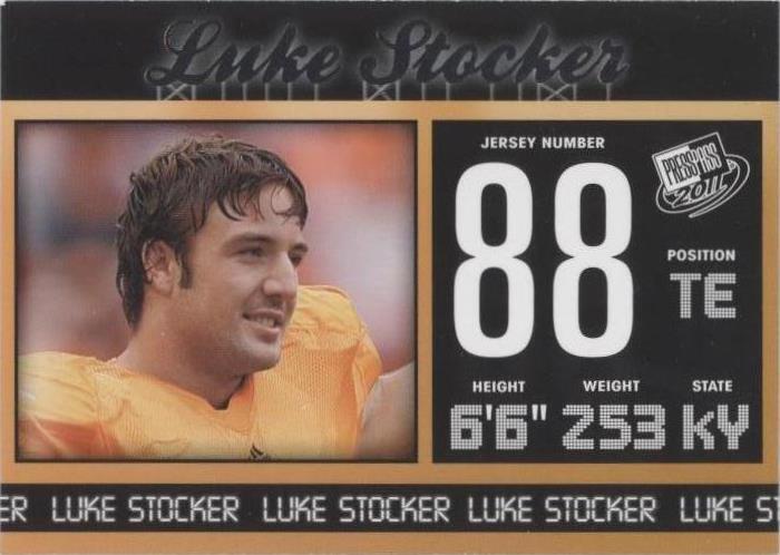 2011 Press Pass Luke Stocker #53