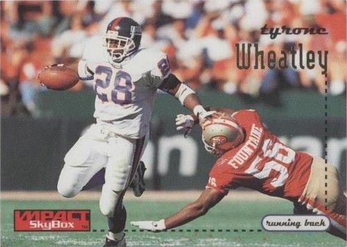 1996 Skybox Impact Tyrone Wheatley #97