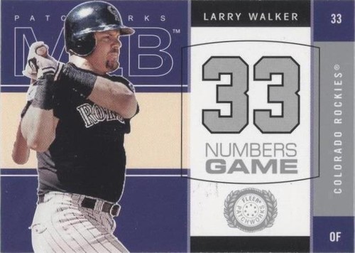 2003 Fleer Patchworks - Larry Walker #13NG