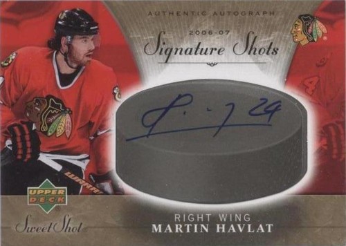 2006-07 Upper Deck Sweet Shot - Martin Havlat #SS-MH