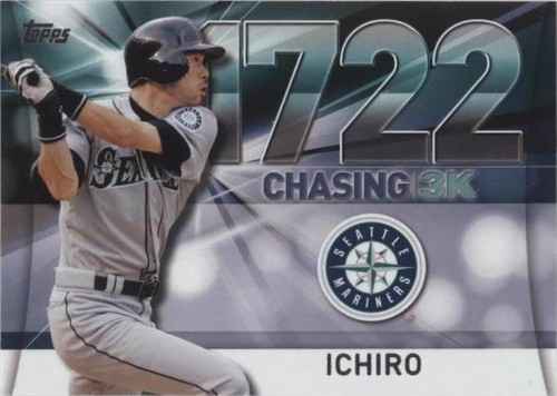 【ラッピング無料】 #3000-17 Topps 2016 1722 Seattle Suzuki Ichiro 3k Chasing その他