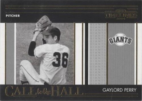 2004 Donruss Timelines - Gaylord Perry #CH-14