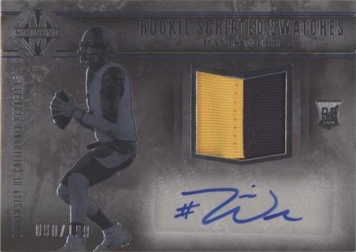 2017 Panini Majestic Davis Webb #106