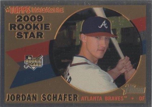 2009 Topps Heritage - Jordan Schafer #CHR186