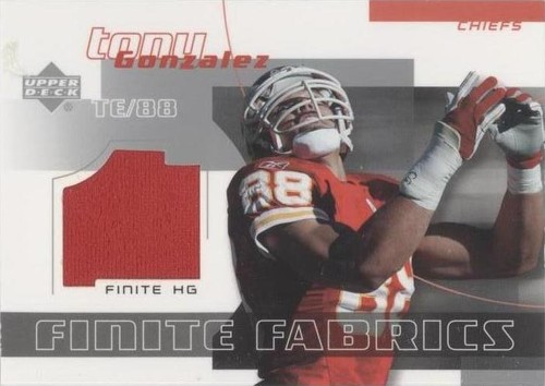 2004 Upper Deck Finite HG Tony Gonzalez #FF-TG