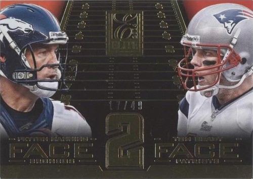 2014 Panini Elite Peyton Manning Tom Brady #4