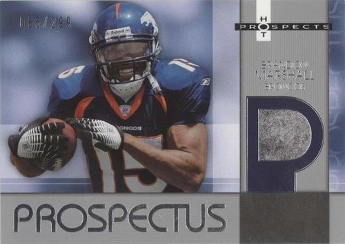 2006 Fleer Hot Prospects Brandon Marshall #PR-BM