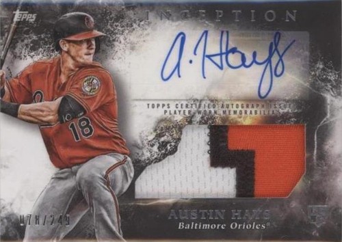 2018 Topps Inception - Austin Hays #IAP-AH