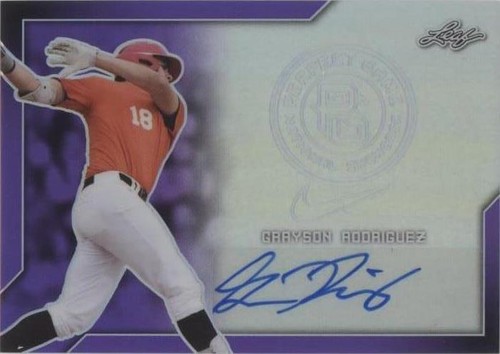 2017 Leaf Perfect Game National Showcase - Grayson Rodriguez #BA-GR1