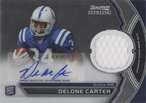 2011 Bowman Sterling Delone Carter #BSAR-DC