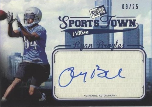 2012 Press Pass Sports Town Edition Autographs Ryan Broyles #ST RB