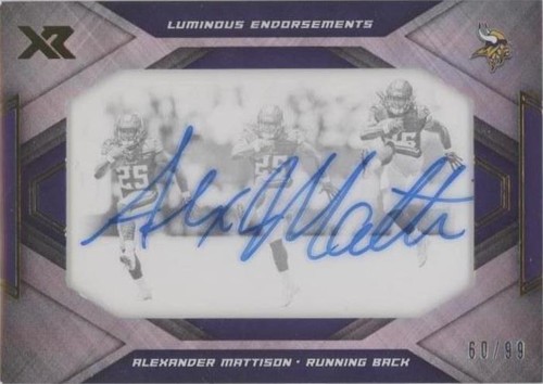 2019 Panini XR Alexander Mattison #LE-AM