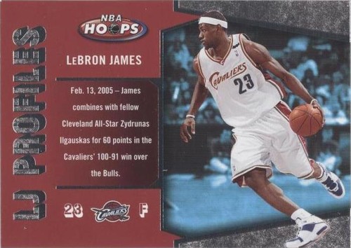 2005-06 NBA Hoops - LeBron James #LBJ-2
