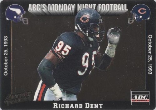 1993 Action Packed Monday Night Football Richard Dent #32