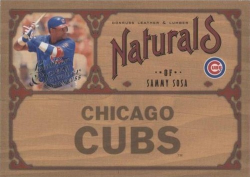2005 Donruss Leather & Lumber - Sammy Sosa #N-19