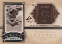 2005 SP Legendary Cuts - George Foster #CC-GF