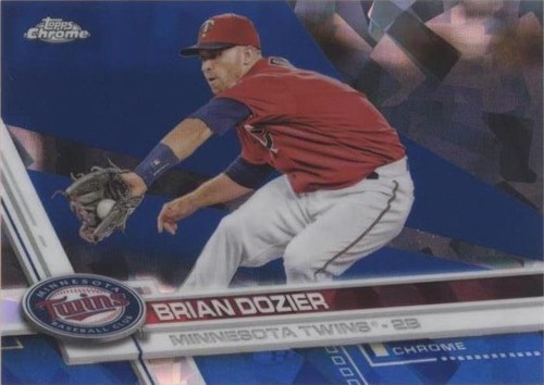 2017 Topps Chrome Sapphire Edition - Brian Dozier #543