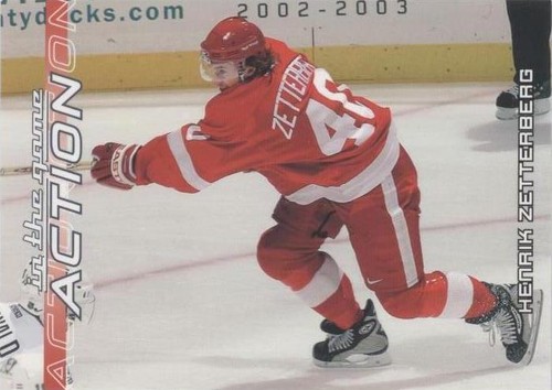 2003-04 In the Game Action - Henrik Zetterberg #233