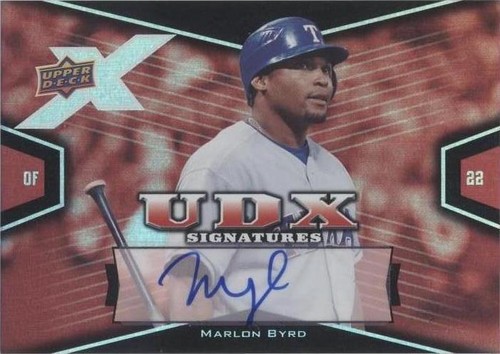 2008 Upper Deck X - Marlon Byrd #MB