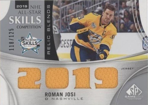 2019-20 Upper Deck SP Game Used - Roman Josi #ASRB-RJ
