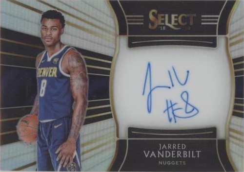 2018-19 Panini Spectra - Jarred Vanderbilt #RS-JVB Nuggets