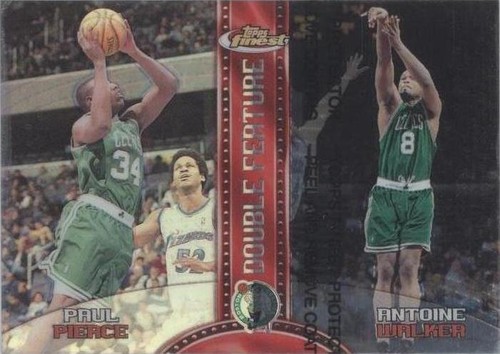 1999-00 Topps Finest - Paul Pierce/Antoine Walker #DF2