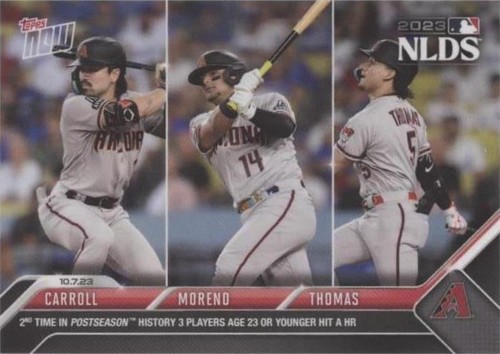 2023 Topps Now - Alek Thomas Corbin Carroll Gabriel Moreno #976