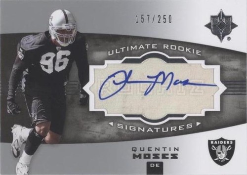 2007 Ultimate Collection Quentin Moses #153