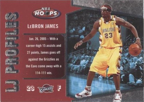 2005-06 NBA Hoops - LeBron James #LBJ-26
