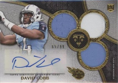 2015 Topps Triple Threads David Cobb #144