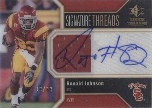 2011 SP Authentic Ronald Johnson #TH-RJ