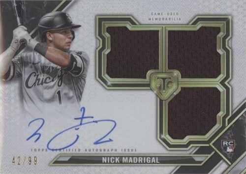 2021 Topps Triple Threads - Nick Madrigal #RFPAR-NM