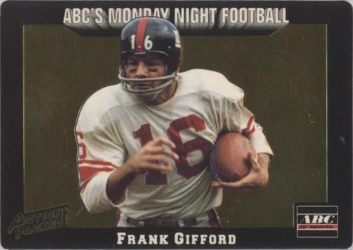 1993 Action Packed Monday Night Football Frank Gifford #80