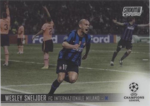 2020-21 Topps Stadium Club Chrome UCL Wesley Sneijder #96