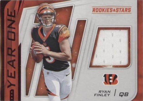2019 Panini Certified Ryan Finley Rookie Patch Auto Orange