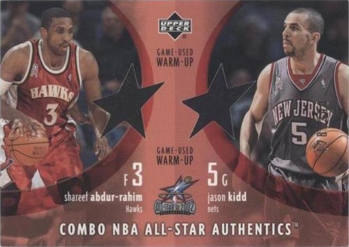 2002-03 Upper Deck - Shareef Abdur-Rahim/Jason Kidd #SA/JK
