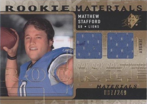 2009 SPx Matthew Stafford #RM-ST