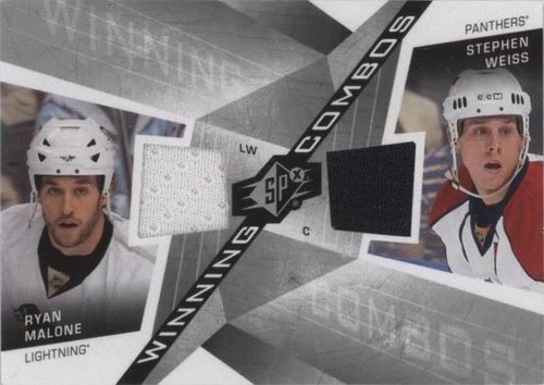 2008-09 SPx - Ryan Malone Stephen Weiss #WC-PS