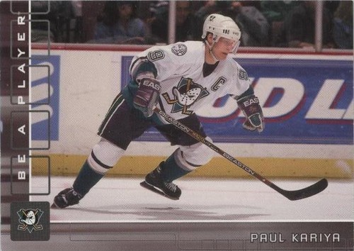 2001-02 In the Game Be A Player Memorabilia - Paul Kariya #196