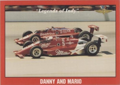 1992 Collegiate Collection Legends of Indy - Danny Sullivan Mario Andretti #76
