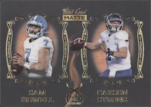 2022 Wild Card MATTE Carson Strong Sam Howell #DG-12