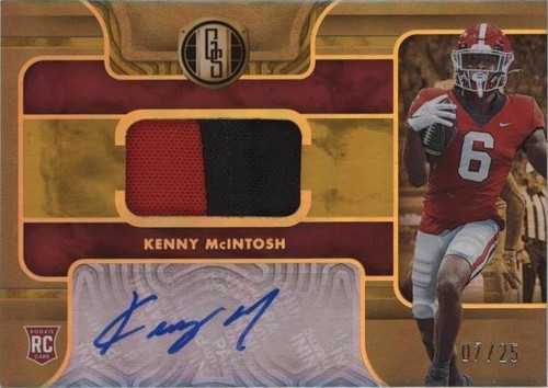 2023 Panini Chronicles Draft Picks Kenny McIntosh #GS-KMC