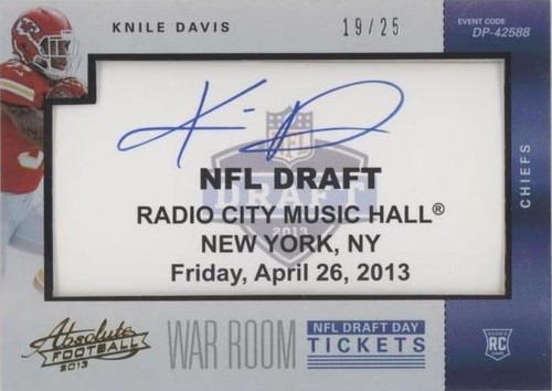 2013 Panini Absolute Knile Davis #19