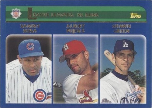 2003 Topps - Albert Pujols Sammy Sosa Shawn Green #344