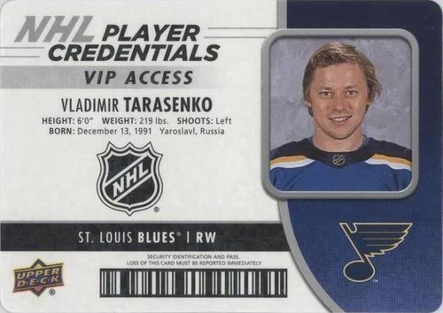 2018-19 Upper Deck MVP - Vladimir Tarasenko #NHL-VT