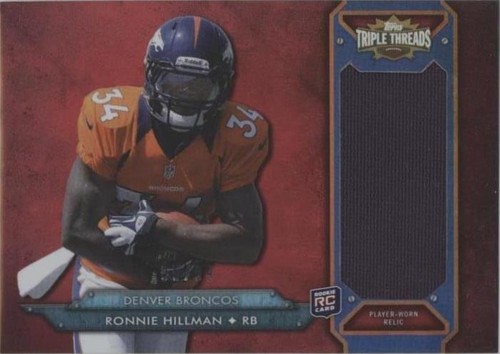 2012 Topps Triple Threads Ronnie Hillman #TTRJR-62