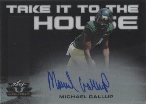 2018 Leaf Valiant Michael Gallup #TH-MG1