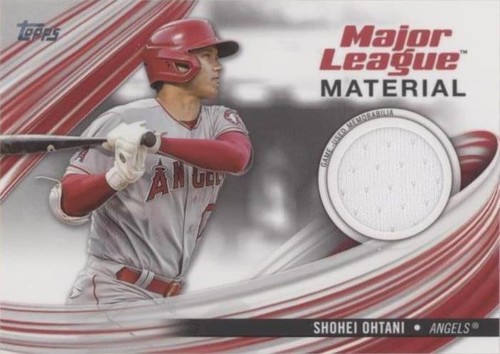 大谷翔平 2023 TOPPS MATERIAL RELICS #MLMSO 2023 Topps Flagship Collection Shohei Ohtani Jumbo Oversized