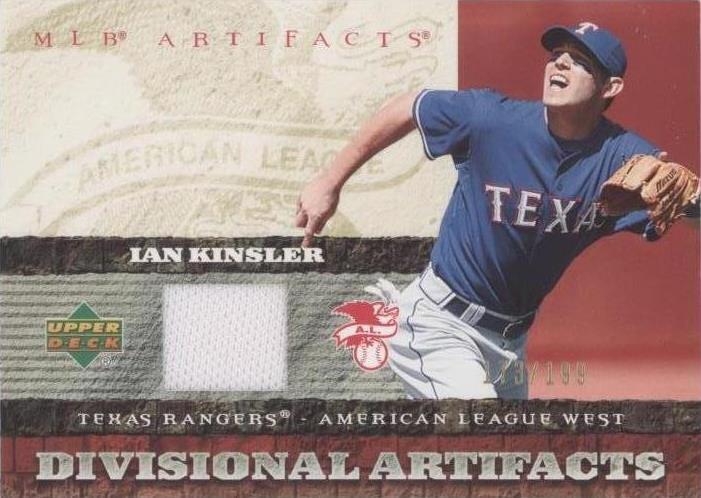 Artefactos de cubierta superior 2007 - Ian Kinsler #DA-IK